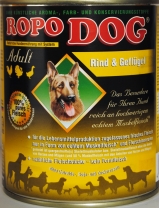 ROPO DOG Rind & Geflgel 800 g Dosen