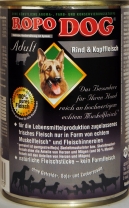 ROPO DOG Rind & Kopffleisch 400 g