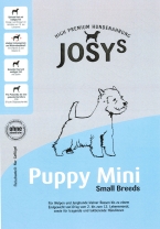 Josy,s High Premium Puppy Mini 5 Kg Ohne Weizen